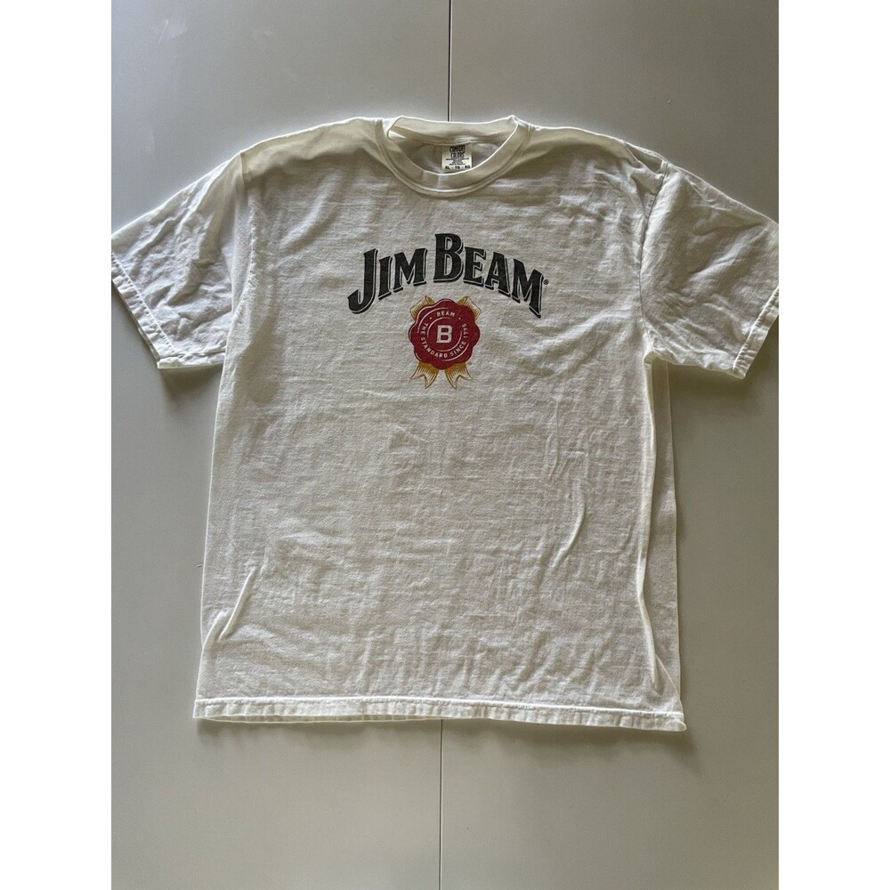 XL Jim Beam Whiskey Double-Sided Cotton T-Shirt